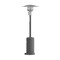 Merrick Lane Stainless Steel 7.5' Tall 40,000 BTU Outdoor Propane Patio Heater with Wheels